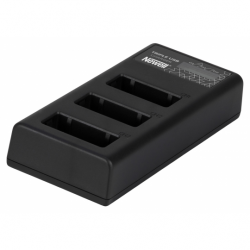 Ładowarka trzykanałowa Newell CD-USB-C do akumulatorów LP-E17 do Canon